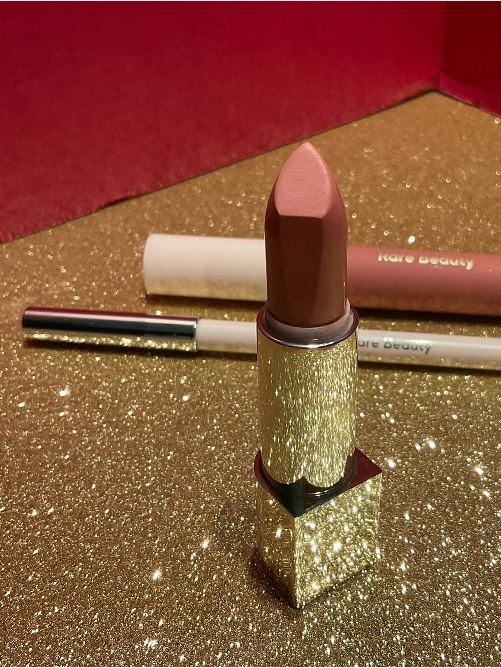 💋 RARE BEAUTY Kind Words Matte Lipstick - HUMBLE & Liner & Gloss